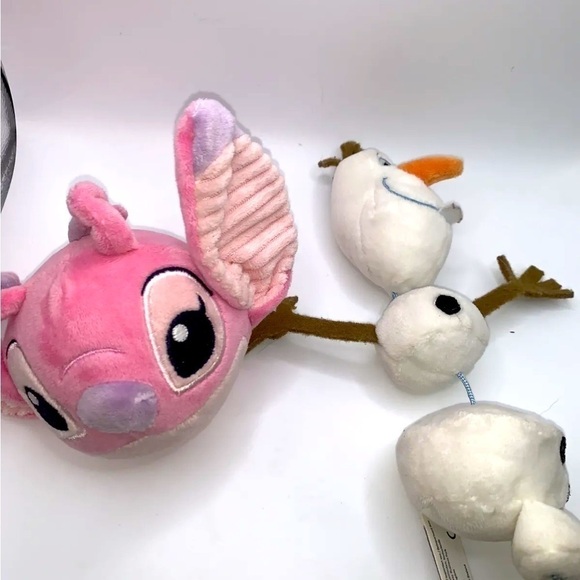 Lot of 2 Scentsy Bitty Buddy Disney Lilo Stitch Collection Pink And Olaf - Picture 1 of 5